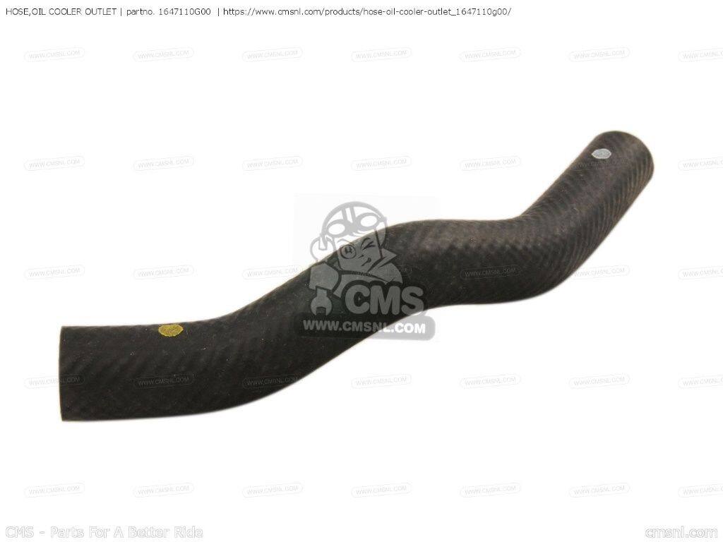 CMS シーエムエス HOSE，OIL COOLER OUTLET［1647110G00］ AN650 BURGMAN AN650A AN650Z EXECUTIVE SUZUKI スズキ オイルクーラー 冷却関連 エンジン