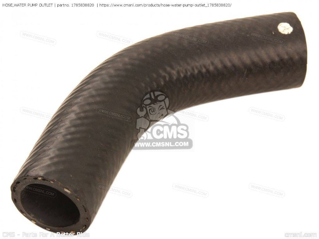 CMS シーエムエス HOSE，WATER PUMP OUTLET［1785838820］ VL800 BOULEVARD C50 VOLUSIA VL800C VL800T VL800Z VS600GL VS600GLF VS600GLU VS800 S50 VS800GL INTRUDER VZ800 M50 VZ800Z SUZUKI スズキ ラジエーター 冷却関連 エンジン