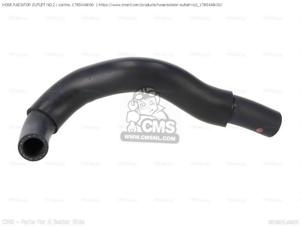 ウェビック 楽天市場店のCMS シーエムエス HOSE.RADIATOR OUTLET NO.2［1785446K00］ RM-Z250 SUZUKI スズキ バッテリー関連｜アングル2