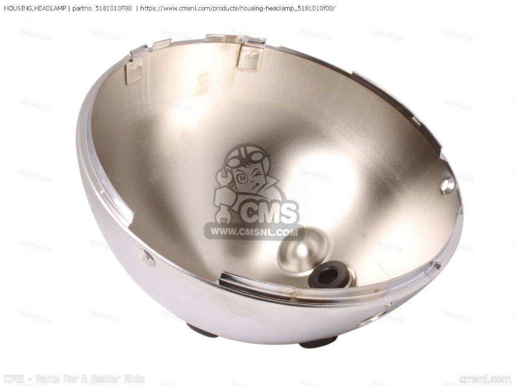CMS シーエムエス HOUSING，HEADLAMP［5181010F00］ VL1500 INTRUDER VL1500B VL800 BOULEVARD C50 VOLUSIA VL800T VL800Z SUZUKI スズキ ヘッドライト 灯火類 電装系