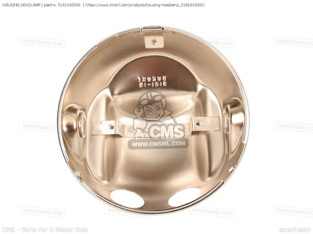 CMS シーエムエス HOUSING，HEADLAMP［5181045300］ GN250 GN250E GS1000 GS1100GL GS450GA GS450L GS550L GS550T GS650GL GS850GL GSX450L SUZUKI スズキ ヘッドライト 灯火類 電装系