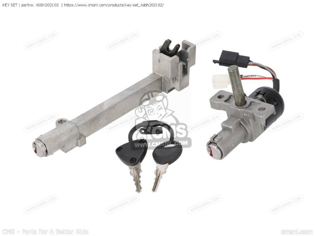 CMS シーエムエス KEY SET［4SBH202102］ CW50RS BWS NG CW50RSP CW50RSX YAMAHA ヤマハ キーシリンダー・鍵 スイッチ・ハーネス関係 電装系
