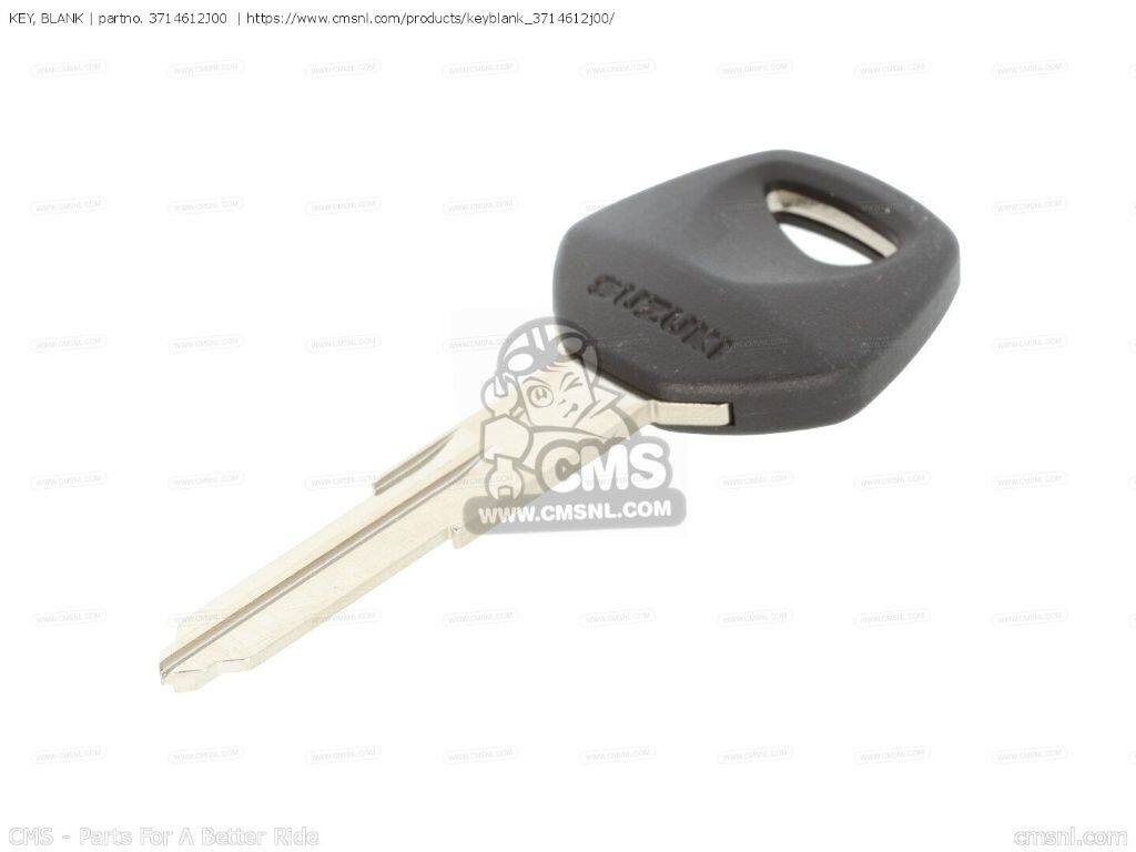 CMS シーエムエス KEY， BLANK［3714612J00］ UH125A BURGMAN UH200A SUZUKI スズキ キーシリンダー・鍵 スイッチ・ハーネス関係 電装系