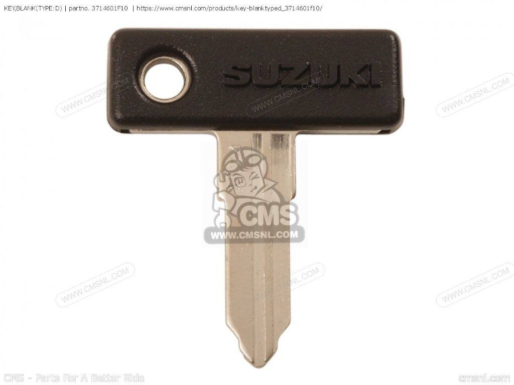 CMS シーエムエス KEY，BLANK(TYPE：D)［3714601F10］ DR-Z400 DR-Z400E DR-Z400S ...