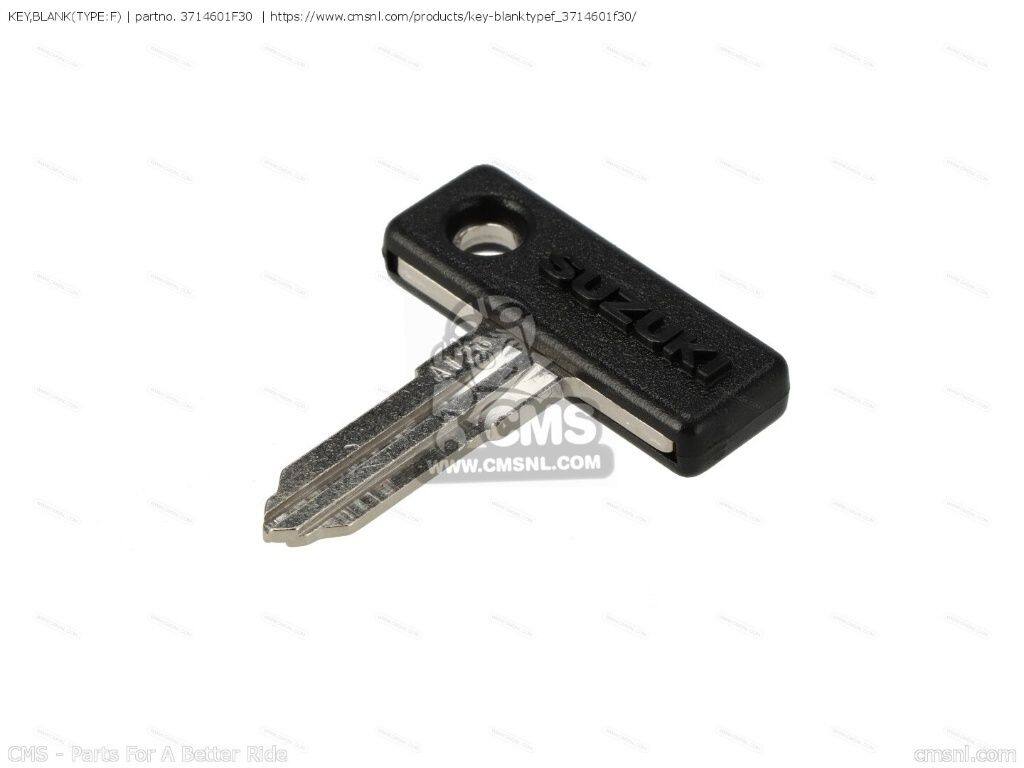 CMS シーエムエス KEY，BLANK(TYPE：F)［3714601F30］ DR-Z400 DR-Z400E DR-Z400S DR-Z400SM DRZ400E 2005 SUZUKI スズキ キーシリンダー・鍵 スイッチ・ハーネス関係 電装系
