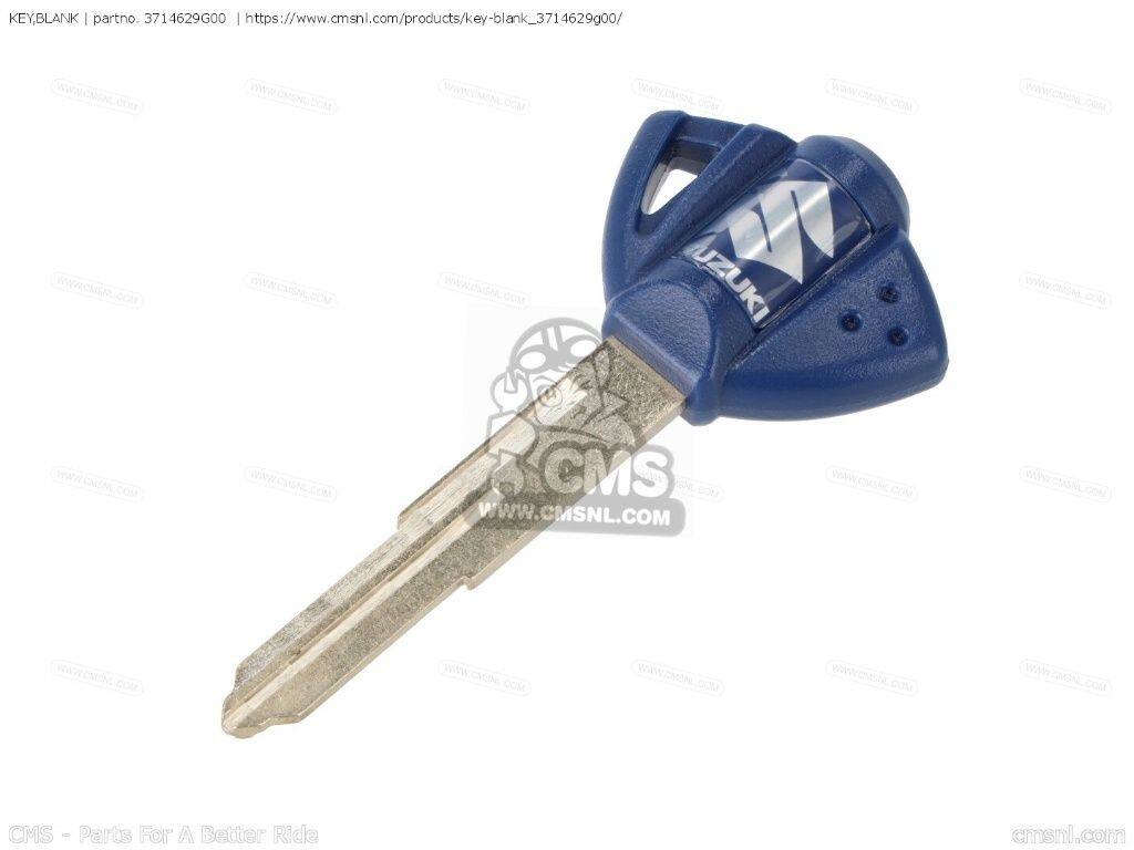 CMS シーエムエス KEY，BLANK［3714629G00］ GSXR600 GSXR600X GSXR750 GSXR750X SUZUKI スズキ キーシリンダー・鍵 スイッチ・ハーネス関係 電装系