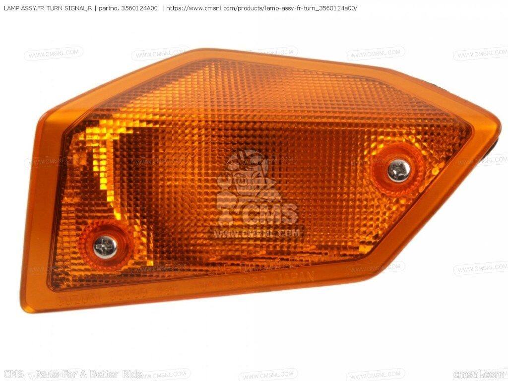 CMS シーエムエス LAMP ASSY，FR TURN SIGNAL，R［3560124A00］ GV1400GC CAVALCADE GV1400GD GV1400GT SUZUKI スズキ ウインカー 灯火類 電装系