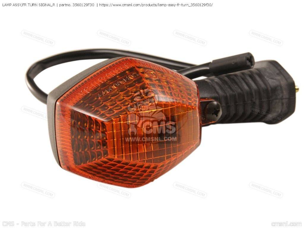 CMS シーエムエス LAMP ASSY，FR TURN SIGNAL，R［3560129F30］ DR-Z400S DR-Z400SM SUZUKI スズキ ウインカー 灯火類 電装系