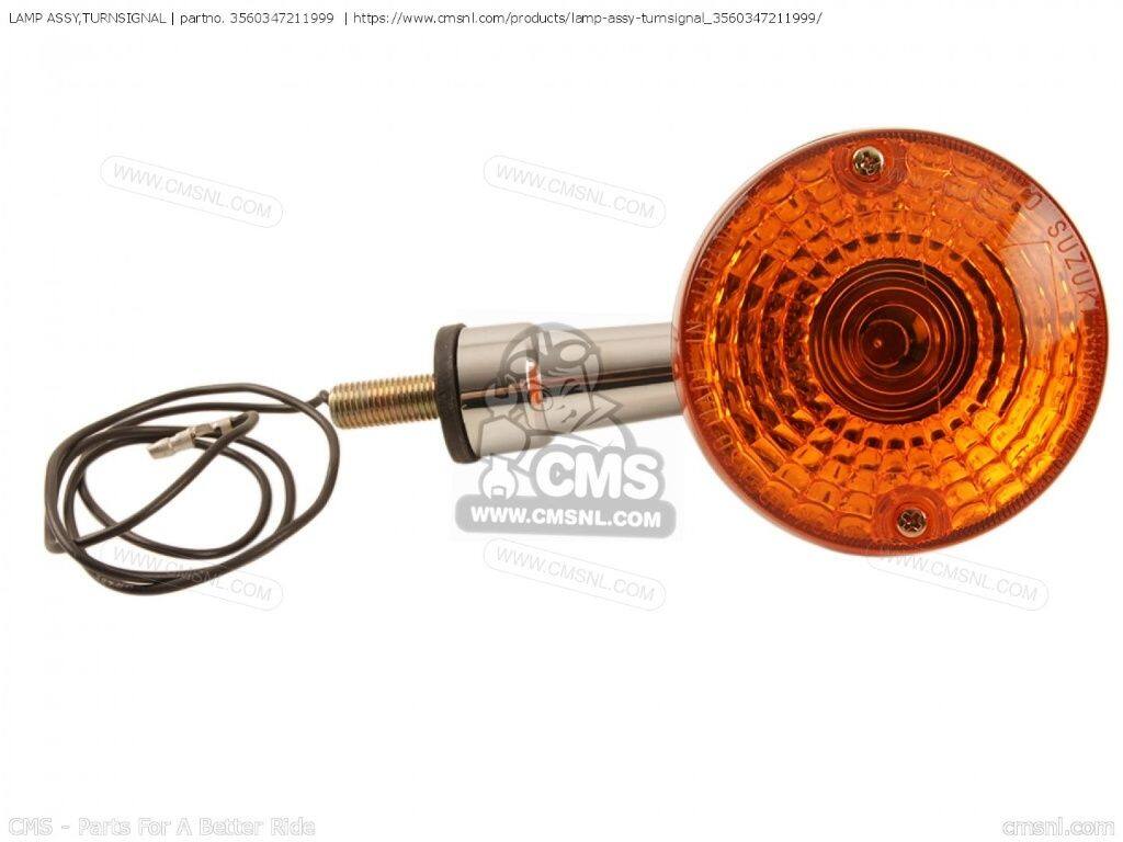 CMS シーエムエス LAMP ASSY，TURNSIGNAL［3560347211999］ GN250 GN250E SUZUKI スズキ ウインカー 灯火類 電装系