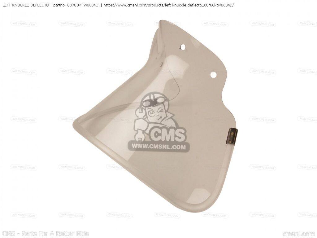 CMS シーエムエス LEFT KNUCKLE DEFLECT［08R80KTW80041］ SH300 SH300A SH300AR SH300R HONDA ホンダ その他外装オプション・補修部品 外装