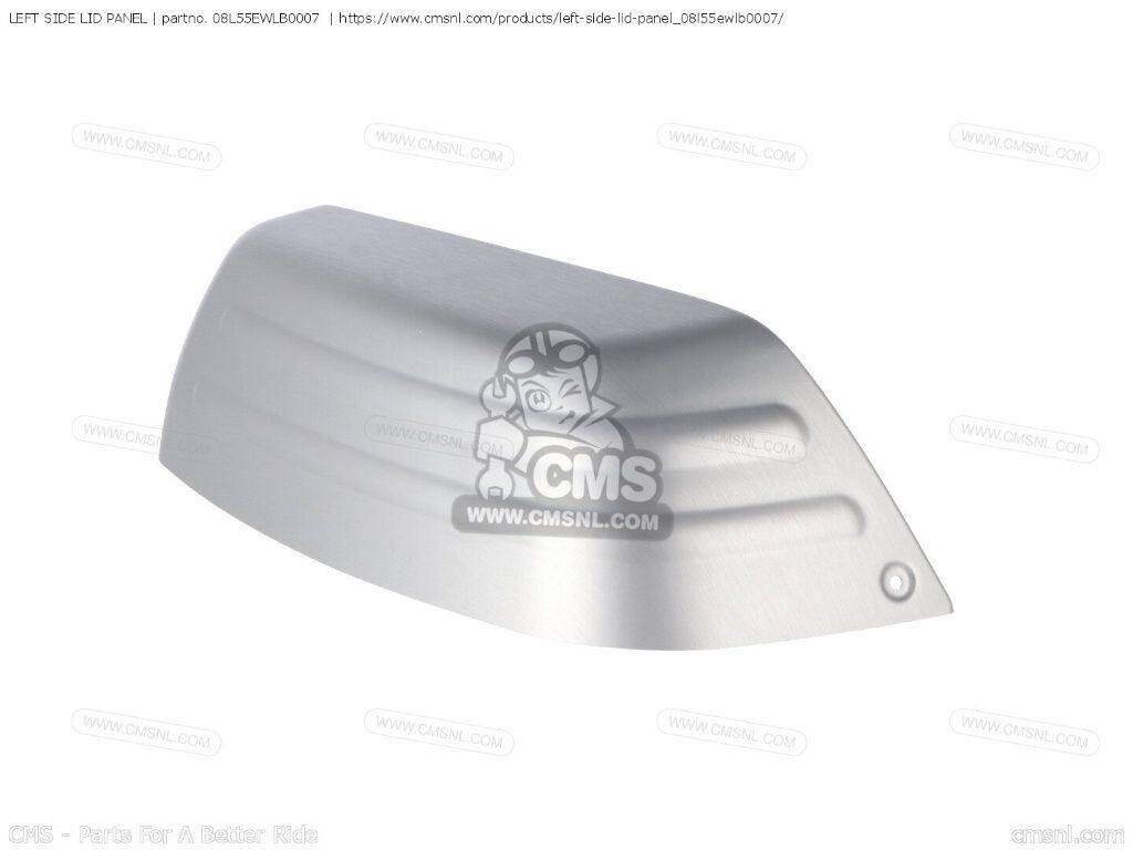 CMS シーエムエス LEFT SIDE LID PANEL［08L55EWLB0007］ XL1000V VARADERO XL1000VA XL125V XL700V TRANSALP XL700VA HONDA ホンダ トップケース・テールボックス 車体用バッグ・ケース