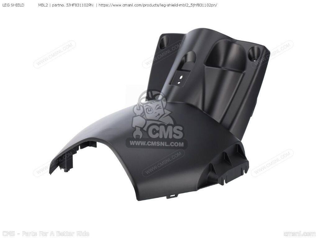 CMS シーエムエス LEG SHIELD MBL2［5JHF831102PN］ EW50 SLIDER EW50N YAMAHA ヤマハ レッグバイザー・シールド 外装