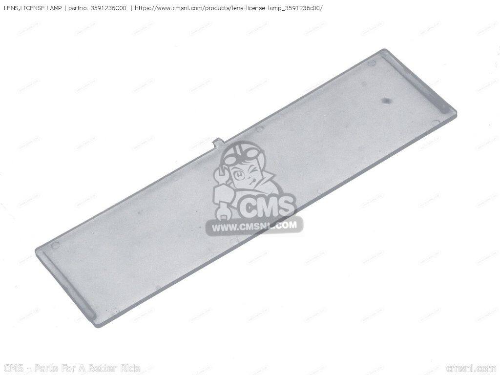 CMS シーエムエス LENS，LICENSE LAMP［3591236C00］ AE50 AE50K SUZUKI スズキ ナンバー灯 外装