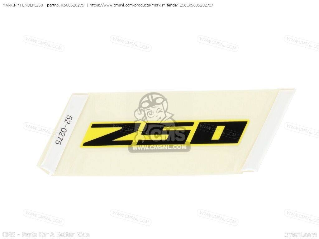■商品概要互換純正品番：K560520275■詳細説明【世界中の名車を蘇らせるCMS。あなたの愛車に、再び命を吹き込みませんか？】「メーカー廃盤(ご相談パーツ)で修理を諦めていた...」「オークションで出所不明の中古品を買うより、安心できる新品が欲しい...」そんなクラシックバイク・絶版車オーナーの救世主となるのが、オランダに本拠を置く世界最大級のパーツサプライヤー「CMS」です。1948年の名車から最新モデルまで、圧倒的なラインナップで、あなたの愛車への情熱とレストアを強力にサポートします。■幻のパーツが手に入る！高品質なリプロパーツの感動CMSの最大の魅力は、貴重なデッドストック純正部品だけでなく、すでに供給が途絶えたマフラーや電装系などの重要部品を、オリジナルの寸法や外観に合わせて精巧に復元した「高品質リプロダクションパーツ(代替品)」を豊富に扱っている点です。■プロフェッショナルな部品探しの醍醐味CMSの商品は、プロのメカニックが愛用する「パーツリスト(展開図)」をベースに厳密に管理されています。そのため、商品名が「DIAGRAM(図解)」とだけ表記され、詳細な説明文がない、まさに玄人向けの実用的な仕様となっています。ご注文の際は、宝探しのように必ずご自身の愛車の「メーカー純正パーツリスト」を開き、記載されている『純正部品番号(OEM品番)』と本ページの品番が完全に一致しているかをご自身でご確認ください。■注意点※海外メーカーの製品は、納期が不安定な場合がございます。※商品画像はイメージです。実際の商品と異なる場合がございます。※メーカー都合により商品の仕様変更がある場合がございます。ご了承ください。※性能向上や他車との統合・共通化など様々な理由により、メーカーが発売当初とは異なる部品を代替部品(統合部品)として使用する場合があります。※メーカーでは元の部品に相当するとみなしている為、旧品番でご注文頂いた場合でも代替部品(統合部品)へ自動的に変更される場合があります。　※受注後のキャンセル、返品、都合交換はできません。予めご了承ください。■適合車種RM-Z250&ensp;RM-Z250 年式: 04