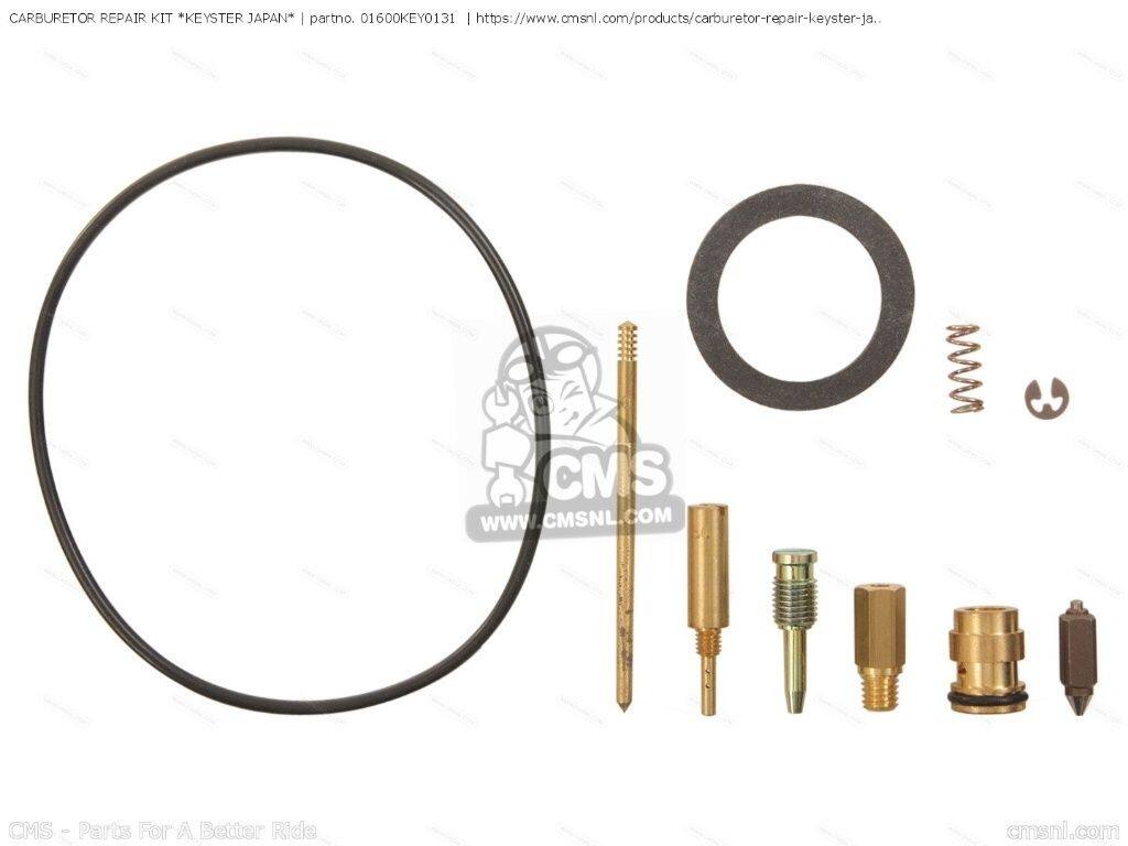 CMS シーエムエス MT125， CARBURETOR REPAIR KIT ’KEYSTER JAPAN’［01600KEY0131］ HONDA ホンダ キャブレターオーバーホールキット 吸気関連 エンジン