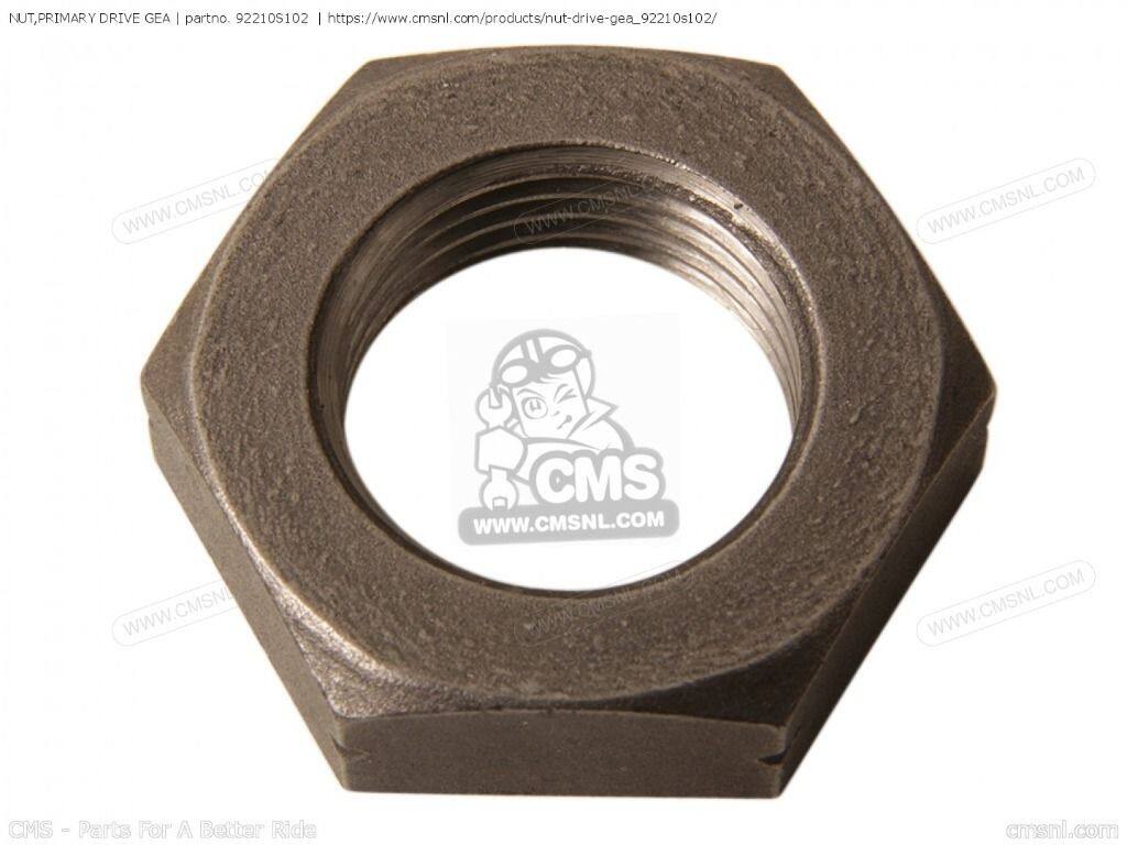 CMS シーエムエス NUT，PRIMARY DRIVE GEA［92210S102］ KLX400A1 KLX400SR KLX400...