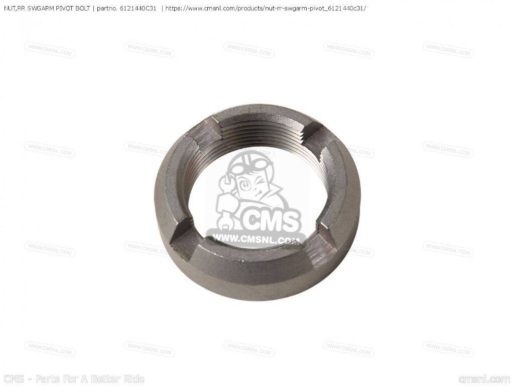 CMS シーエムエス NUT，RR SWGARM PIVOT BOLT［6121440C31］ GSX1300R HAYABUSA GSX1300RA GSX1300RAZ GSX1300RZ GSXR1000 GSXR1000Z GSXR600 GSXR600X GSXR600Z GSXR750 GSXR750X SV1000 SV1000S TL1000R TL1000S SUZUKI スズキ その他スイングアームオプション・補修部品