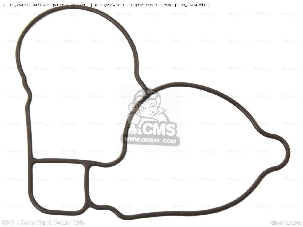 CMS シーエムエス O RING，WATER PUMP CASE［1743128H00］ RM-Z450 RMX450Z SUZUKI スズキ オーリング・Oリング