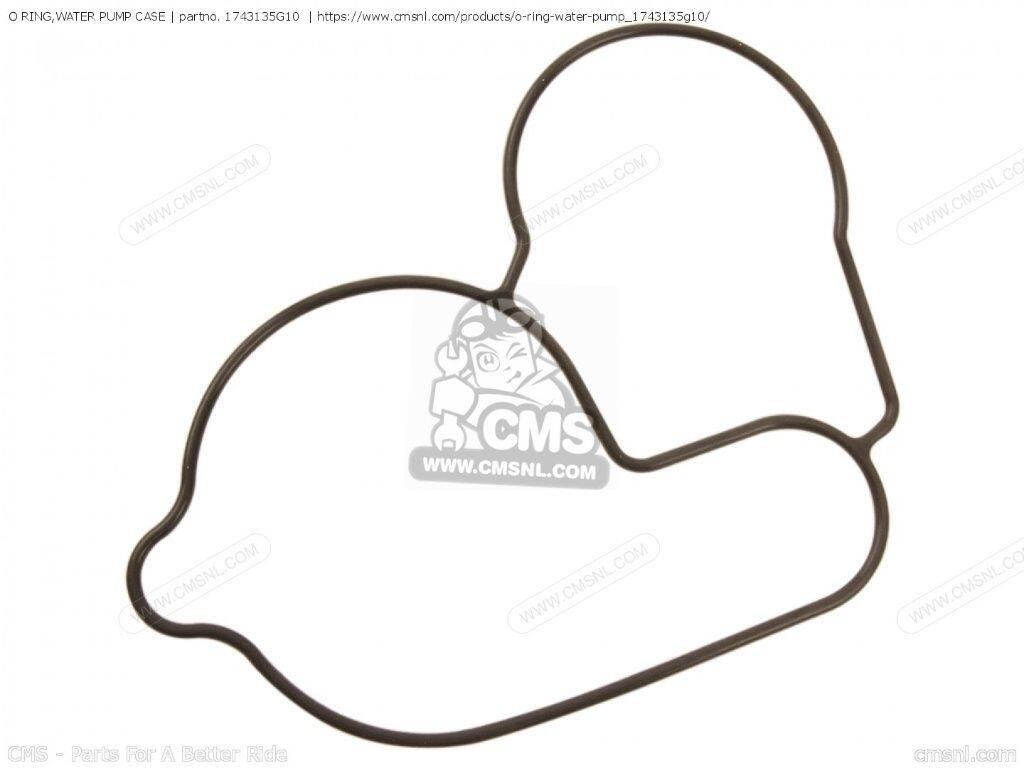 CMS シーエムエス O RING，WATER PUMP CASE［1743135G10］ RM-Z450 SUZUKI スズキ オーリング・Oリング