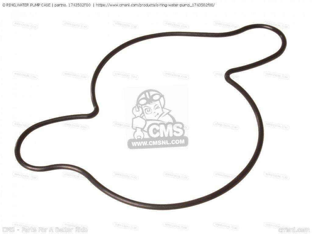 CMS シーエムエス O RING，WATER PUMP CASE［1743502F00］ DL1000 VSTROM DL1000AXA V-STROM DL1000A DL1050RCRQ DL1050UQWQUCWC DL1050WCWQ DL1050RC - RQ SV1000 SV1000S TL1000R TL1000S SUZUKI スズキ ラジエーター 冷却関連 エンジン