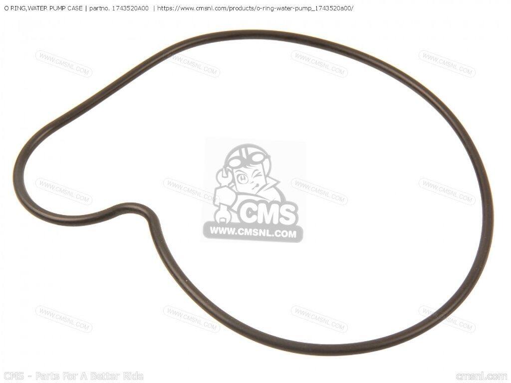 CMS シーエムエス O RING，WATER PUMP CASE［1743520A00］ RG500 RG500C SUZUKI スズキ オーリング・Oリング