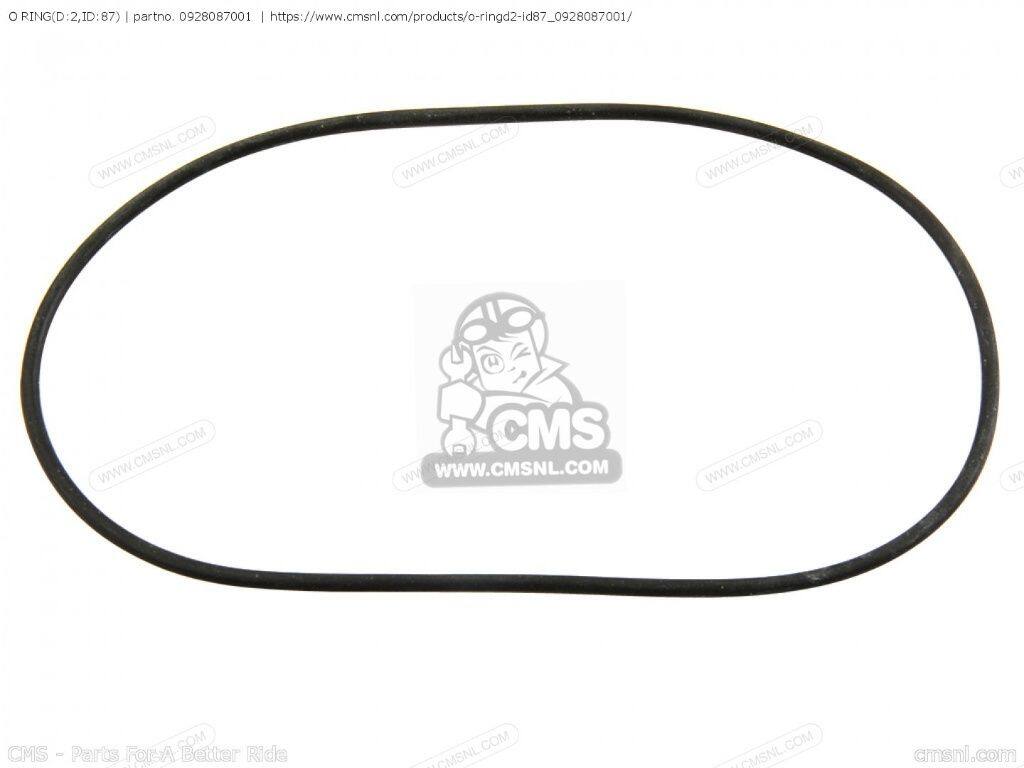 CMS シーエムエス O RING(D：2，ID：87)［0928087001］ DR370 DR400 DR400S GN400T GN400TX GN400XT GN400XX SP370 1978 SP400 SUZUKI スズキ オーリング・Oリング
