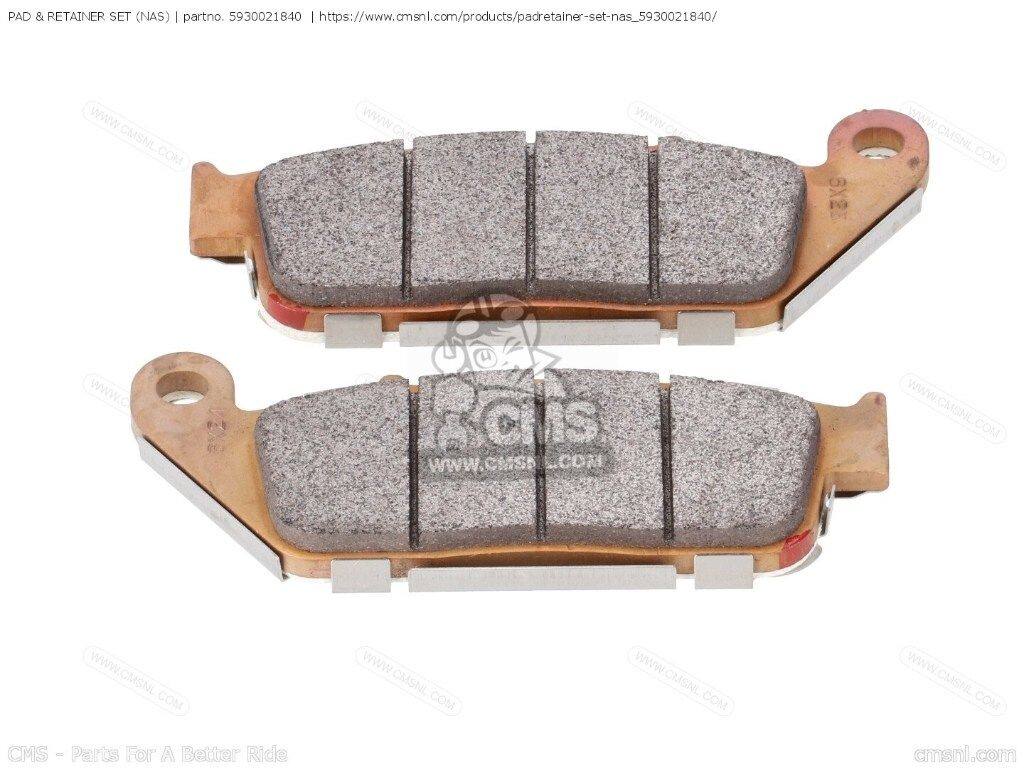 CMS シーエムエス PAD ＆ RETAINER SET (NAS)［5930021840］ RF600R RF600RU SUZUKI スズキ ブレーキパッド ブレーキ