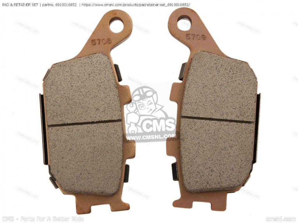 CMS シーエムエス PAD ＆ RETAINER SET［6910016852］ GSF1250SA BANDIT GSX1250FA SV650S SUZUKI スズキ ブレーキパッド ブレーキ