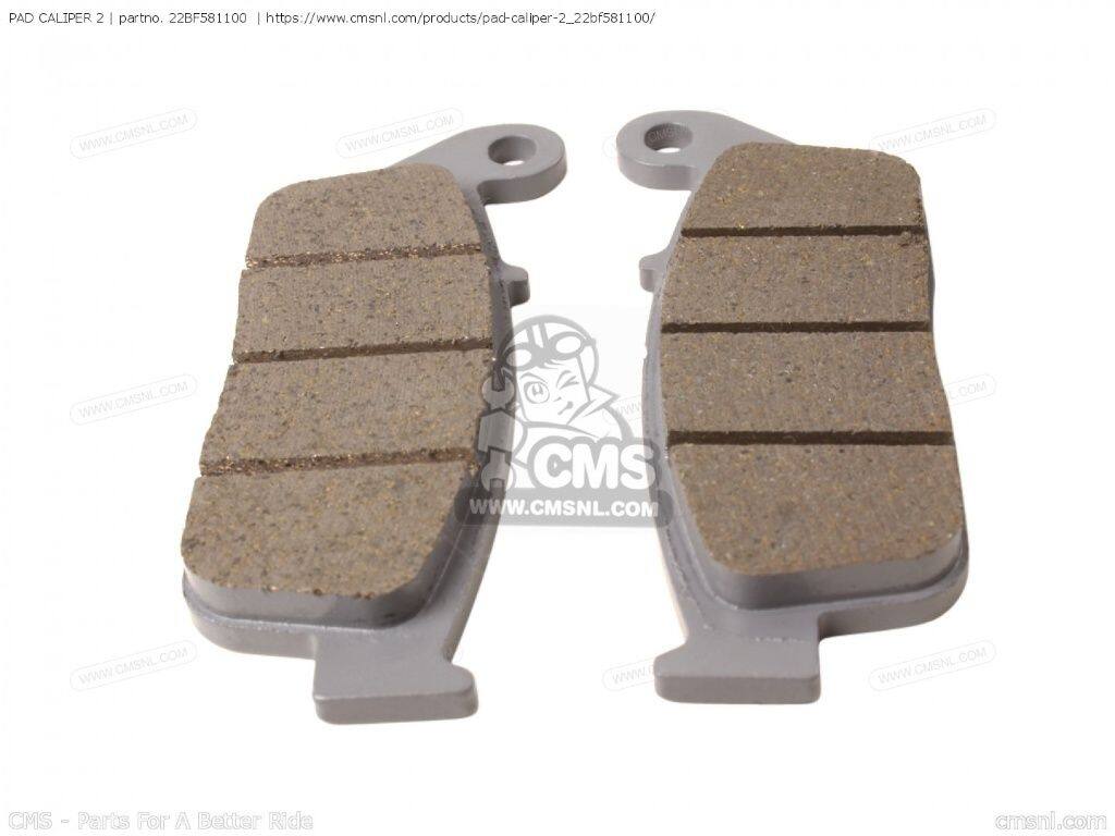 CMS シーエムエス PAD CALIPER 2 (NAS)［22BF581100］ WR125R WR125X YAMAHA ヤマ...