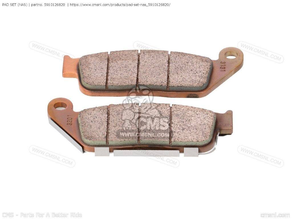 CMS シーエムエス PAD SET (NAS)［5910126820］ AN650 BURGMAN AN650Z EXECUTIVE SUZUKI スズキ ブレーキパッド ブレーキ