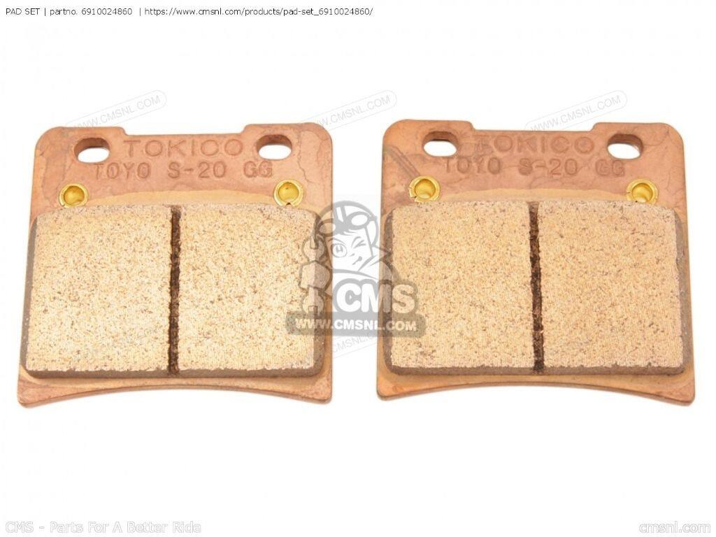CMS シーエムエス PAD SET (NAS)［6910024860］ GV1400GC CAVALCADE GV1400GD GV1400GT SUZUKI スズキ ブレーキパッド ブレーキ