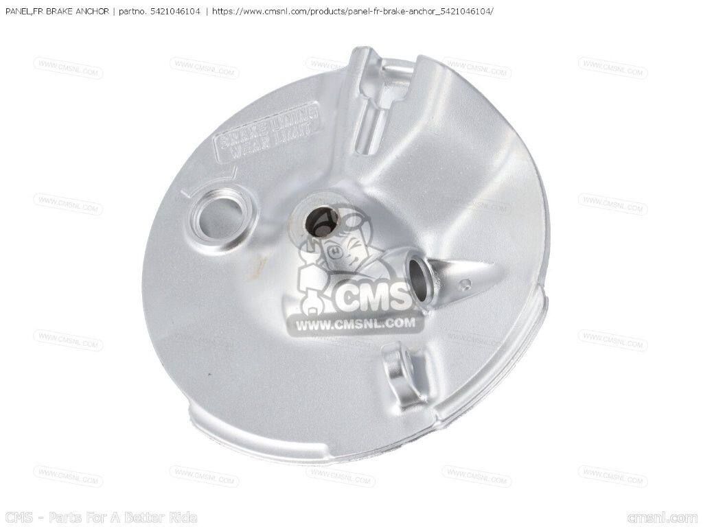 CMS シーエムエス PANEL，FR BRAKE ANCHOR［5421046104］ OR50 SUZUKI スズキ その...