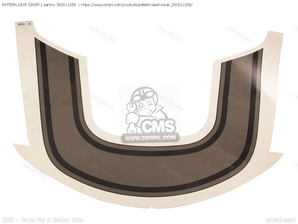 CMS シーエムエス PATTERN，SEAT COVER［560611658］ ZR750D1 ZEPHYR 750 ZR750D2 KAWASAKI カワサキ ステッカー・デカール 外装