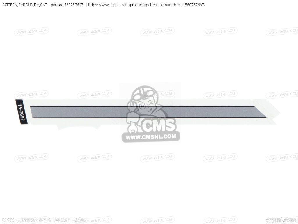 CMS シーエムエス PATTERN，SHROUD，RH，CNT［560757697］ KLZ1000CKF VERSYS 1000 KAWASAKI カワサキ ステッカー・デカール 外装