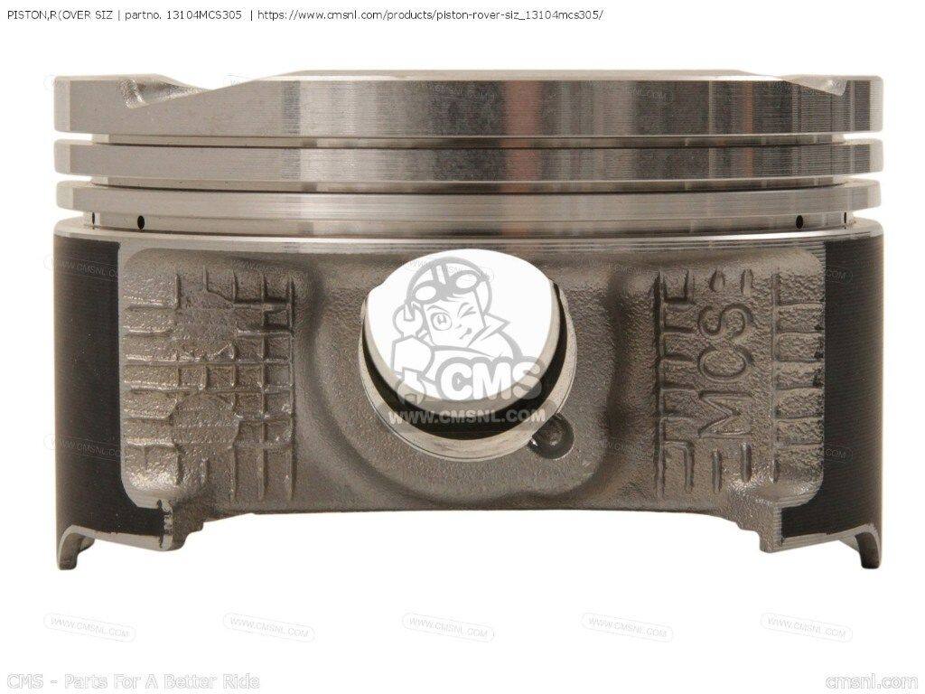 CMS シーエムエス PISTON，R(OVER SIZ［13104MCS305］ ST1300 PANEUROPEAN ST1300A POLICE HONDA ホンダ ピストン エンジンパーツ エンジン
