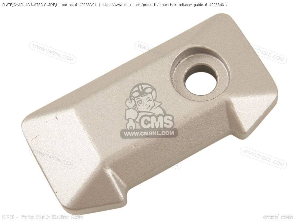 CMS シーエムエス PLATE，CHAIN ADJUSTER GUIDE，L［6142233D01］ DL650 VSTROM DL650AAEXAXAE V-STROM DL650AXA DL650UEXAXAUE DL650A DL650AXT DL650XA GSX750 SV650 SV650S SUZUKI スズキ その他スイングアームオプション・補修部品 足回り(2.0)