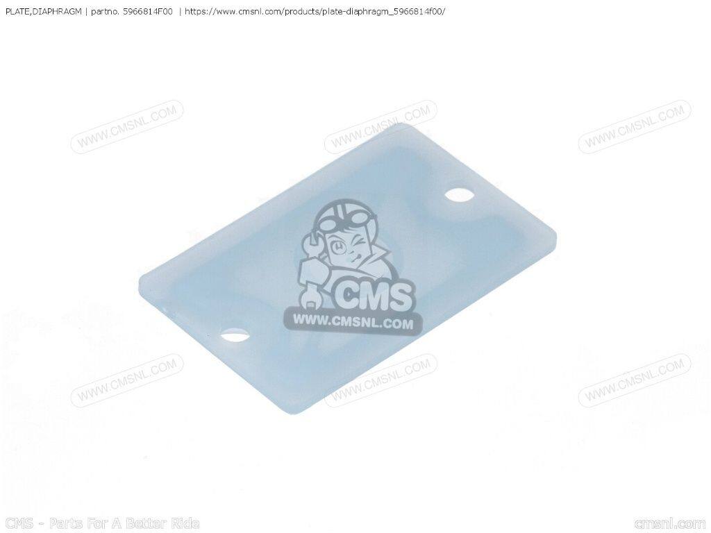 協議部份 - CMS シーエムエス PLATE，DIAPHRAGM［5966814F00］ SUZUKI スズキ その他キャブレターオプション・補修部品 吸気関連 エンジン