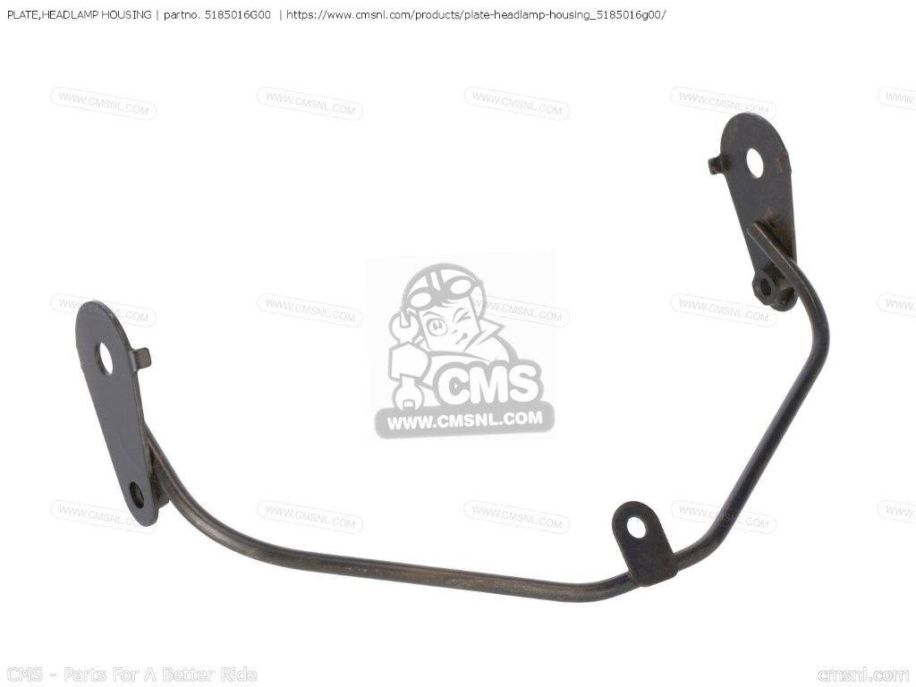 CMS シーエムエス PLATE，HEADLAMP HOUSING［5185016G00］ SV650 SV650A SV650S SUZUKI スズキ ヘッドライト 灯火類 電装系