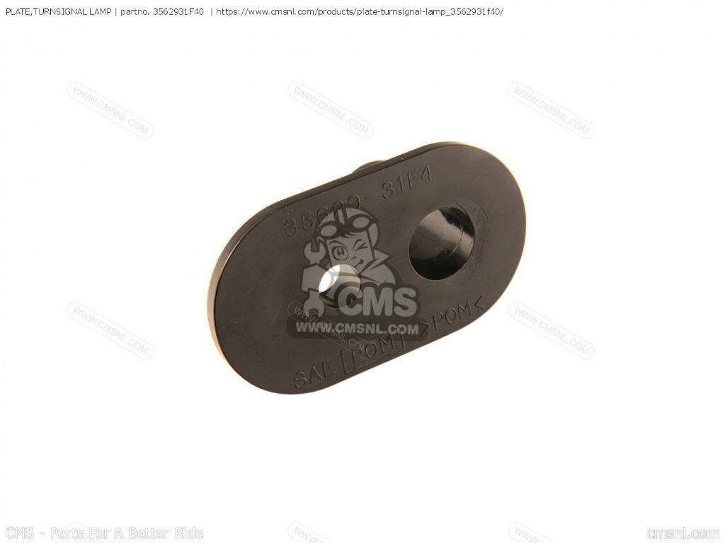 CMS シーエムエス PLATE，TURNSIGNAL LAMP［3562931F40］ SUZUKI スズキ その他ウインカーオプション・補修部品 灯火類 電装系
