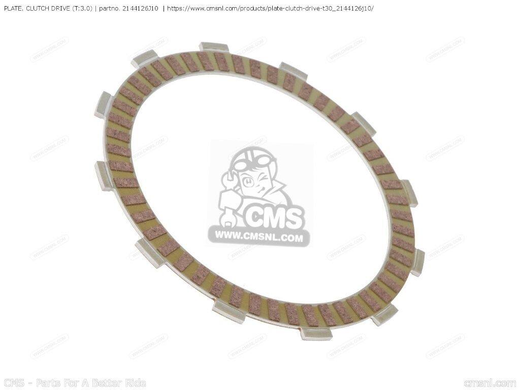 CMS シーエムエス PLATE. CLUTCH DRIVE (T：3.0)［2144126J10］ AN650Z BURGMAN EXECUTIVE SUZUKI スズキ クラッチプレート・クラッチディスク・フリクションプレート 駆動系