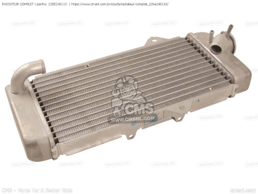 CMS シーエムエス RADIATEUR COMPLET［22BE246110］ WR125R WR125X YAMAHA ヤマハ ラジエーター 冷却関連 エンジン
