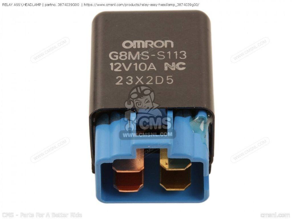 CMS シーエムエス RELAY ASSY，HEADLAMP［3874039G00］ GSXR600 GSXR750 RMX450Z SUZUKI スズキ リレー 電装系