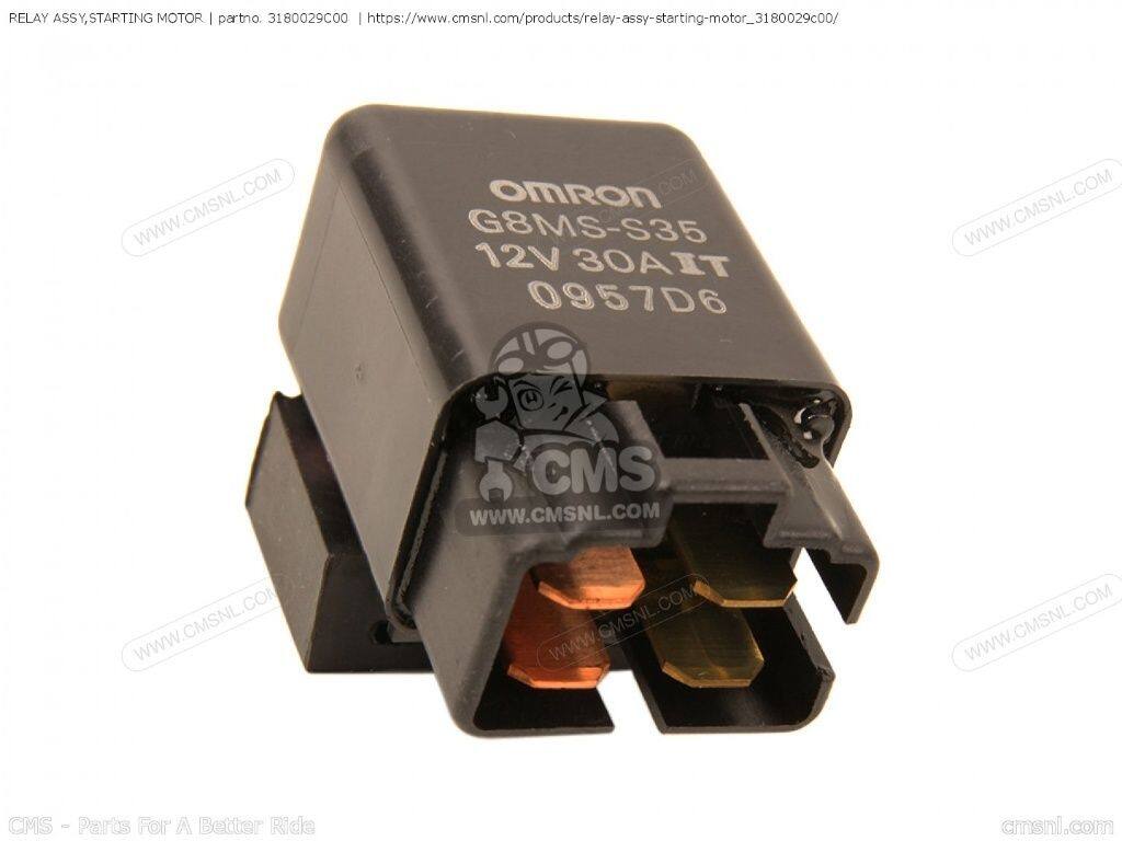 CMS シーエムエス RELAY ASSY，STARTING MOTOR［3180029C00］ AD50 AD50W AD50WF AD60 AE50 AE50K AH50 AH50G AP50 AP50R7 AP50RF AY50 AY50W AY50WR TR50S SUZUKI スズキ リレー 電装系