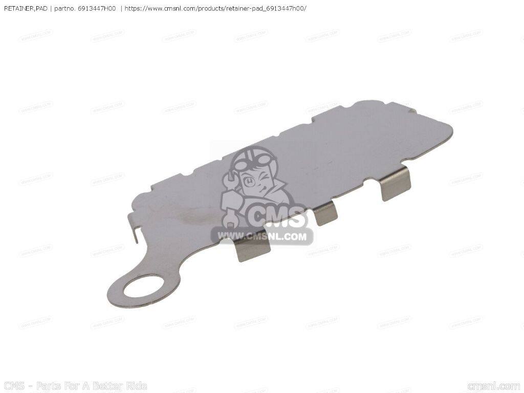 CMS シーエムエス RETAINER，PAD［6913447H00］ GSX-R1000 GSX-R1000ARARZA GSX-R1000ARZ GSX-R1000A GSX-R1000AZARARZA GSX-R1000RZ GSX-R600 GSX-R750 GSXR1000 GSXR600 GSXR750 GSXR750Z SUZUKI スズキ その他ブレーキパーツ ブレーキ