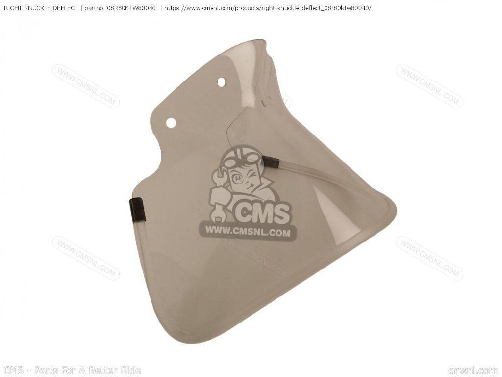 CMS シーエムエス RIGHT KNUCKLE DEFLEC［08R80KTW80040］ SH300 SH300A SH300AR SH300R HONDA ホンダ その他外装オプション・補修部品 外装