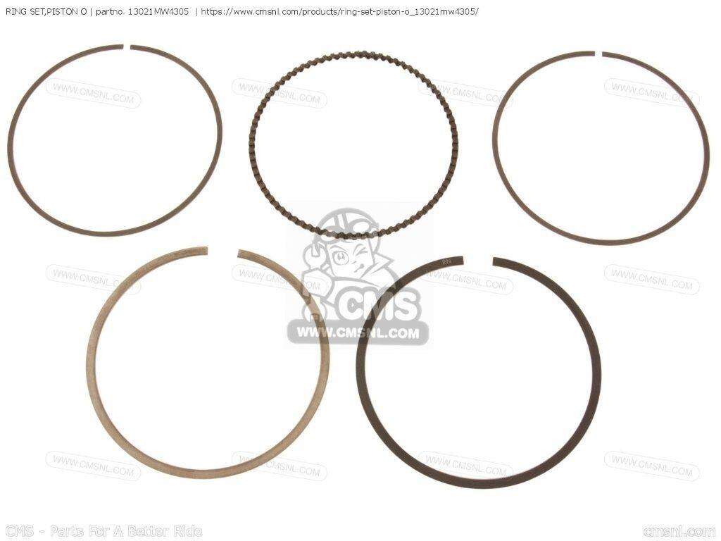 CMS シーエムエス RING SET，PISTON O［13021MW4305］ RVF750R RC45 VFR800 INTERCEPTOR VFR800A VFR800FI VFR800FL HONDA ホンダ ピストンリング エンジンパーツ エンジン