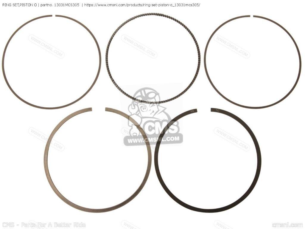 CMS シーエムエス RING SET，PISTON O［13031MCS305］ ST1300 PANEUROPEAN ST1300A POLICE HONDA ホンダ ピストンリング エンジンパーツ エンジン