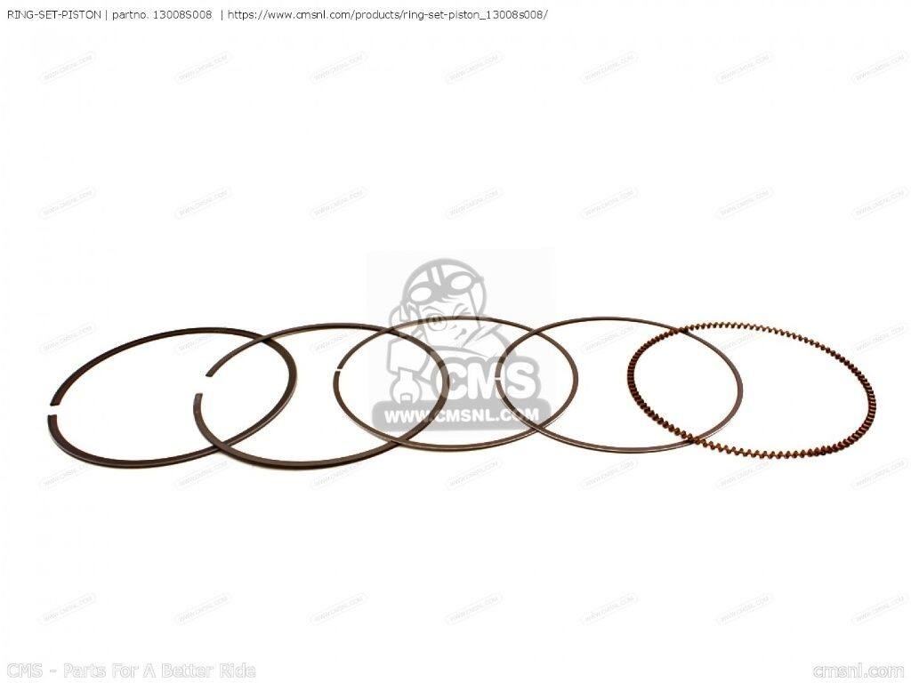 CMS シーエムエス RING-SET-PISTON［13008S008］ KLX400A1 KLX400SR KLX400A2 KLX4...