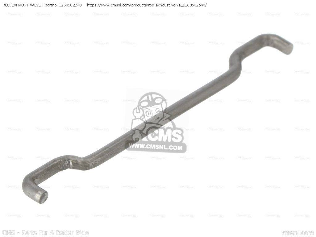 CMS シーエムエス ROD，EXHAUST VALVE［1268502B40］ RM80 RM80X SUZUKI スズキ その他マフラーオプション・補修部品 マフラー
