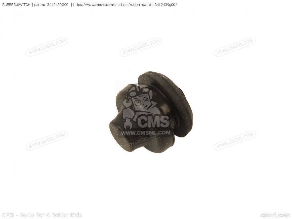 CMS シーエムエス RUBBER，SWITCH［3412439G00］ GSR750A GSR750ZA GSX1250FA GSX1300R HAYABUSA GSX1300RA GSX1300RAZ GSX650F GSXR1000 GSXR600 GSXR750 VZ800 BOULEVARD M50 VZ800Z SUZUKI スズキ スイッチ スイッチ・ハーネス関係 電装系